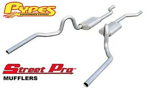 Pypes Performance Exhaust 64-72 GM A-Body 2.5in Crossmember Back Exhaust