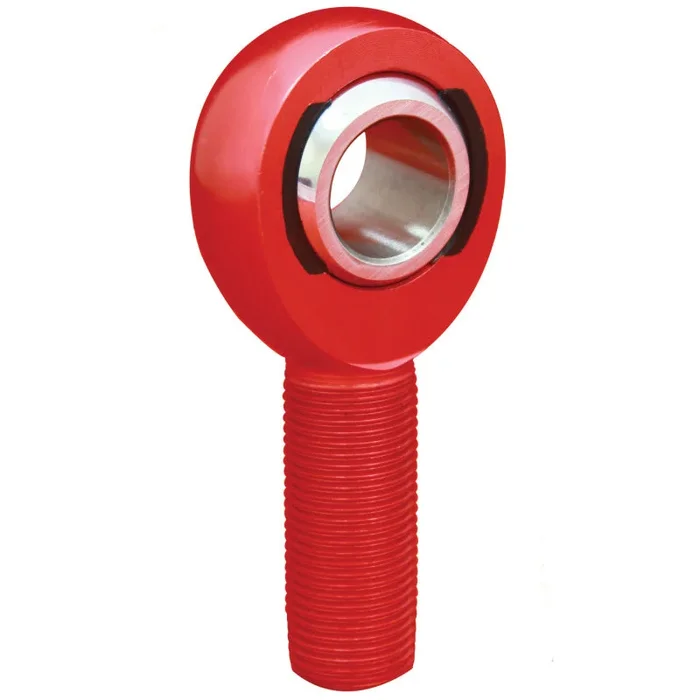 QA1 A Series Endura Rod End – Male/Right Hand – .3125in Bore x 5/16-24 – Red Aluminum
