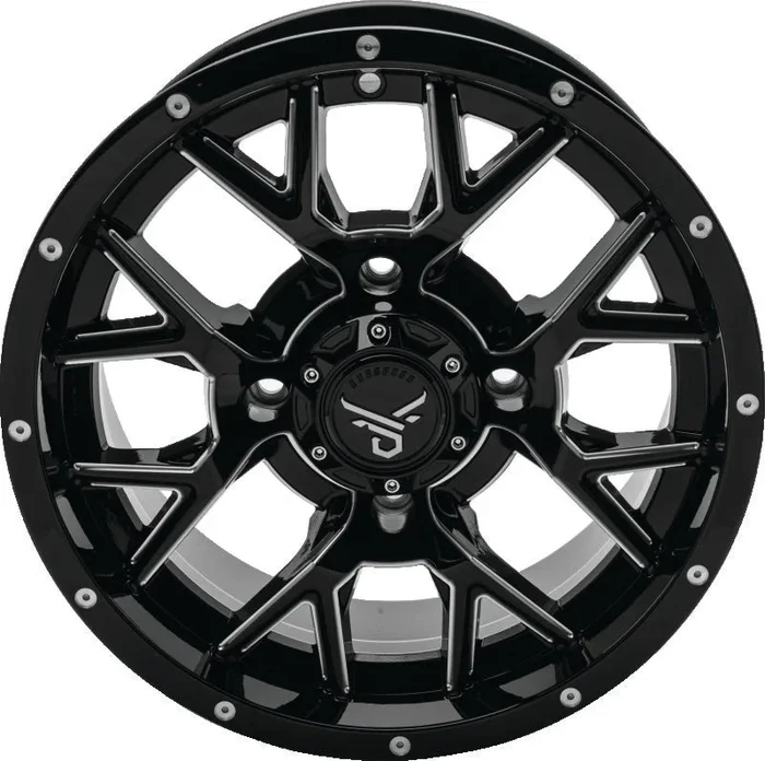 QuadBoss Barbwire 14X7 – 5+2 – 4/110 – Milled15.5 lb