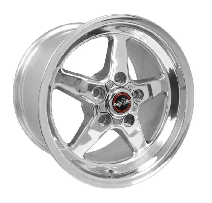 Race Star 92 Drag Star 15×10.00 5×4.50bc 7.25bs Direct Drill Polished Wheel20.6 lb