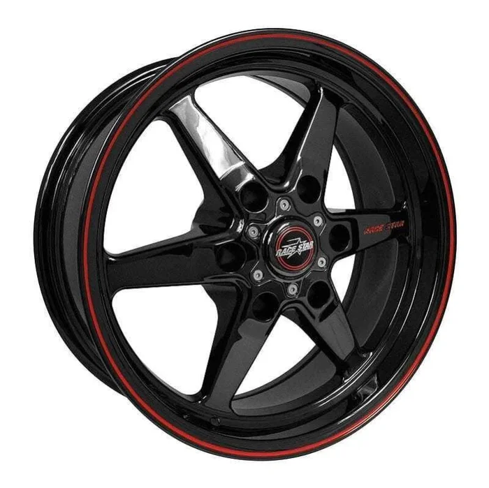 Race Star 93 Truck Star 17×4.50 6×5.50bc 1.75bs Direct Drill Gloss Black Wheel24.6 lb