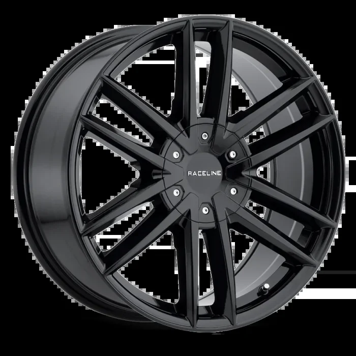 Raceline 158B Impulse 22×9.5in / 6×139.7/6×135 BP / 35mm Offset / 106.1mm Bore – Gloss Black Wheel