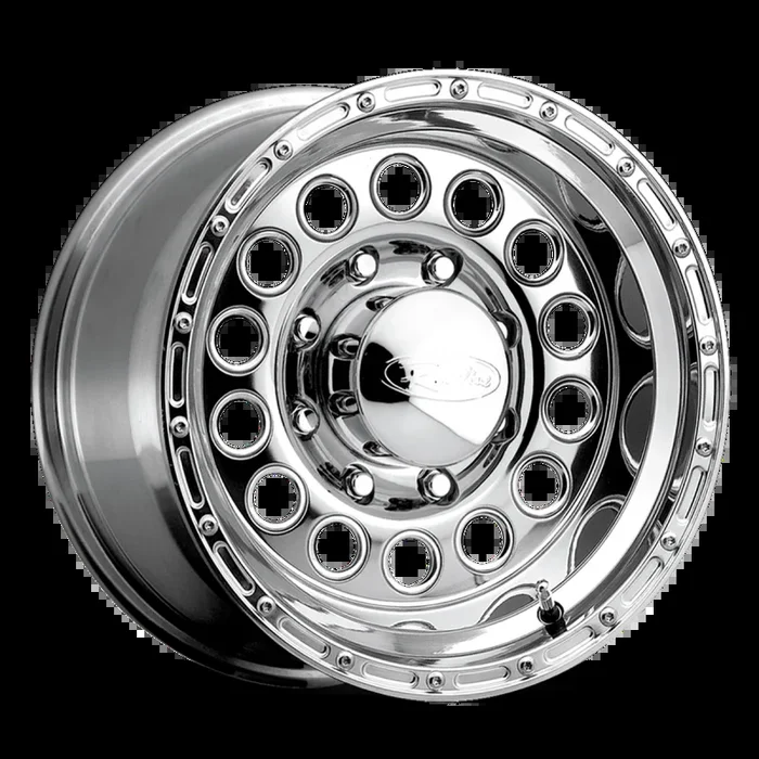 Raceline 887 Rock Crusher 16x10in / 8×165.1 BP / -24mm Offset / 130.81mm Bore – Polished Wheel