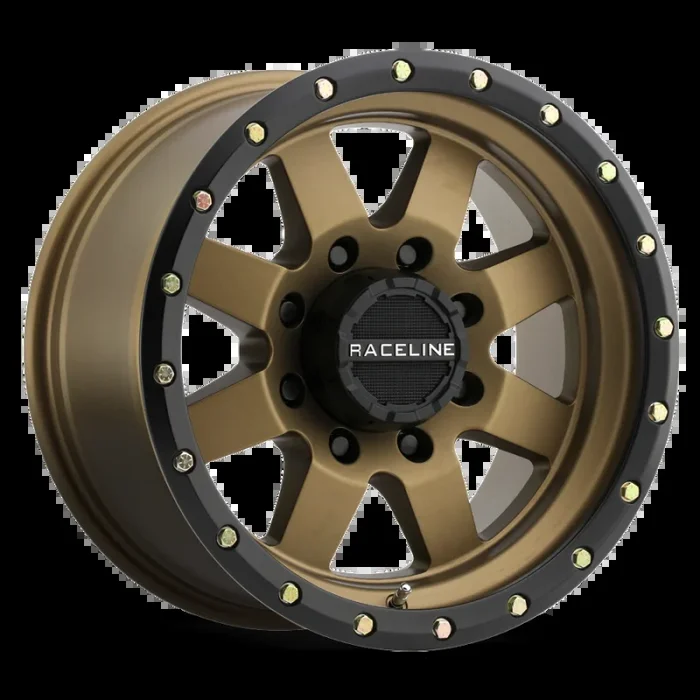 Raceline 935BZ Defender 18x9in / 8×170 BP / -12mm Offset / 130.81mm Bore – Bronze Wheel