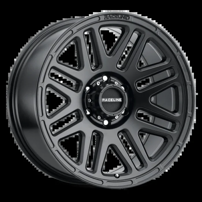 Raceline 944B Outlander 18x9in / 8×180 BP / 18mm Offset / 124.2mm Bore – Satin Black Wheel
