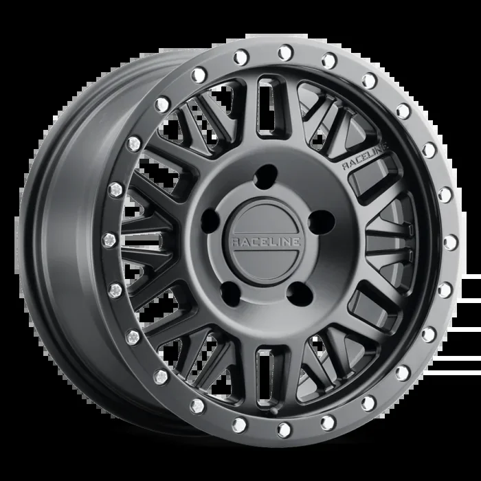 Raceline 951B Ryno 16x8in / 5×114.3 BP / 0mm Offset / 72.62mm Bore – Satin Black Wheel