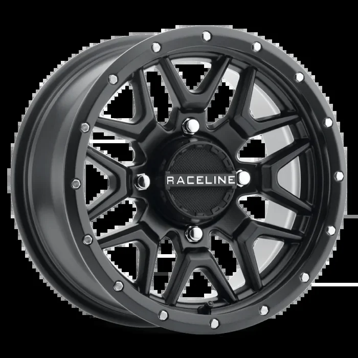 Raceline A94B Krank 15x7in / 4×156 BP / 10mm Offset / 132.5mm Bore – Satin Black Wheel