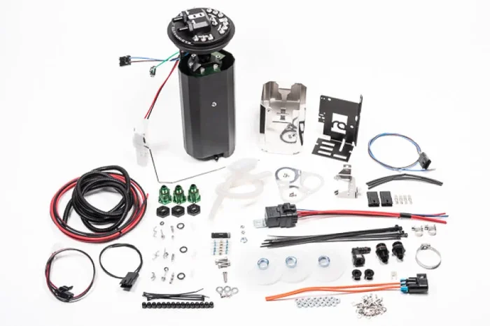 Radium Nissan R32 GT-R Fuel Hanger Surge Tank Walbro or AEM 50-1200 – Pumps Not Included8.3 lb