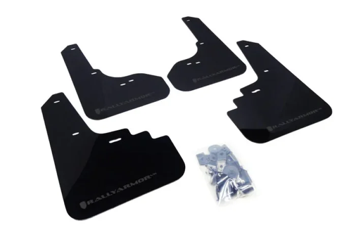 Rally Armor 05-09 Subaru Legacy GT / Outback Black UR Mud Flap w/ Grey Logo
