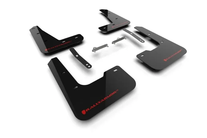 Rally Armor 2024-25 Hyundai Elantra N/N Line Black Mud Flap w/Red Logo2.6 lb