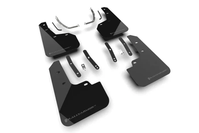 Rally Armor 2025+ Hyundai Tucson (Excl. ICE & XRT) Black UR Mud Flap w/ Dark Grey Logo