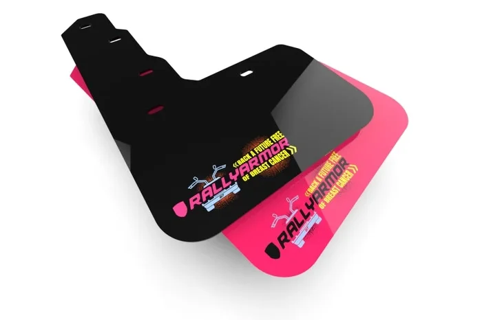 Rally Armor 23-24 Acura Integra Type S Pink Mud Flap BCE Logo