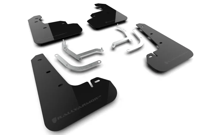 Rally Armor 24-25 Subaru Impreza Black UR Mud Flap w/ Grey Logo2.9 lb