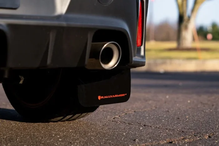 Rally Armor Black UR Mud Flap Dark Grey Logo for 23+ GR Corolla MF89-UR-BLK-DGRY