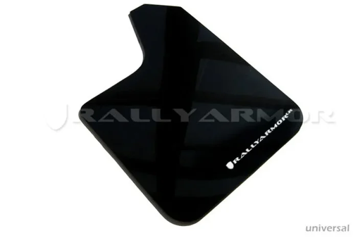 Rally Armor Universal Fit (No Hardware) Black UR Mud Flap w/ White Logo3.0 lb