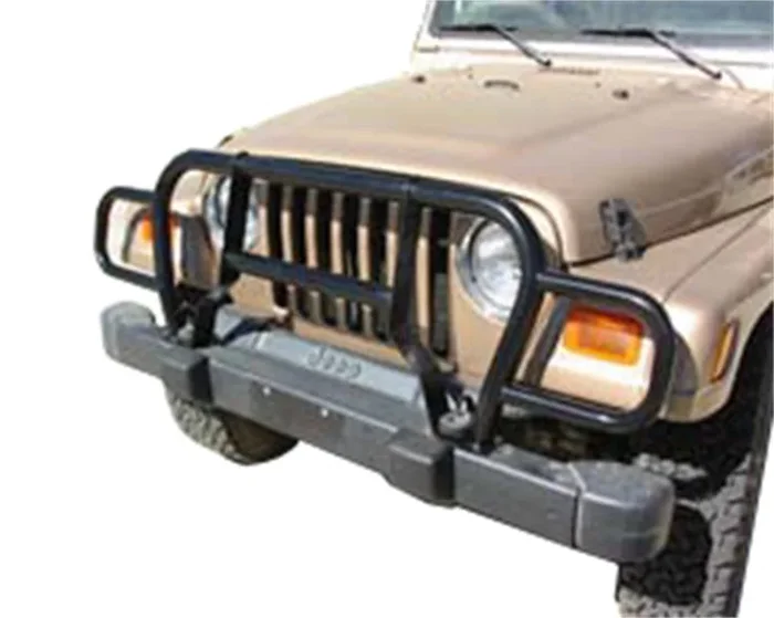 Rampage 1987-1995 Jeep Wrangler(YJ) Headlight Euro Grill Guard – Black