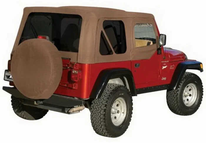 Rampage 1997-2006 Jeep Wrangler(TJ) OEM Replacement Top – Military Khaki (Dark Green)22.8 lb