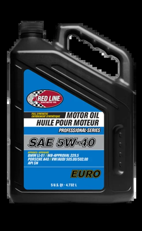 Red Line Pro-Series Euro 5W40 Motor Oil – 5 Quart