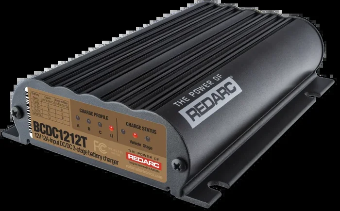 REDARC DC/DC 3-Stage Vehicle to Trailer Battery Charger – 12V 12A