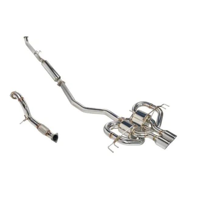 Remark 17-21 Honda Civic Type R FK8 Sports Touring CatBack Exhaust/Front Pipe – Stainless Steel