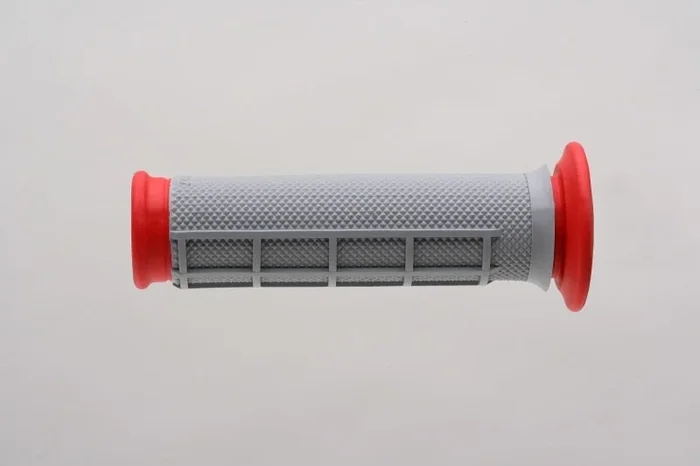 Renthal ATV Dual Compound Grips 1/2 Waffle – Red
