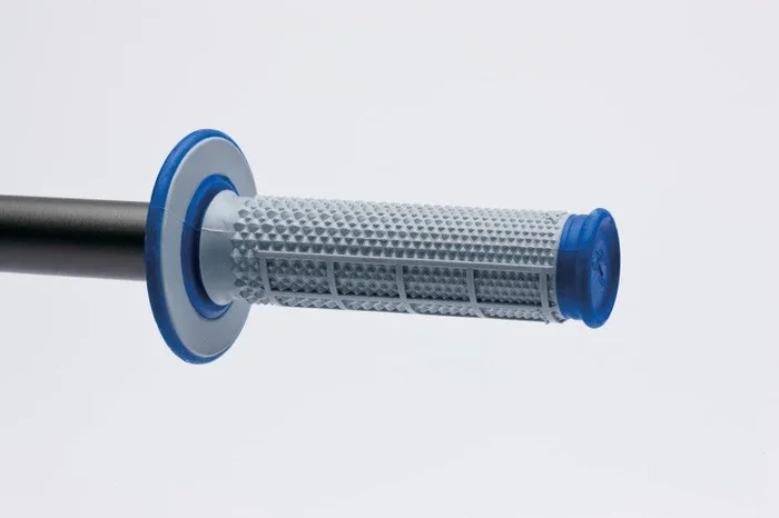 Renthal MX Dual Compound Grips Tapered 1/2 Waffle – Grey/ Blue0.31 lb