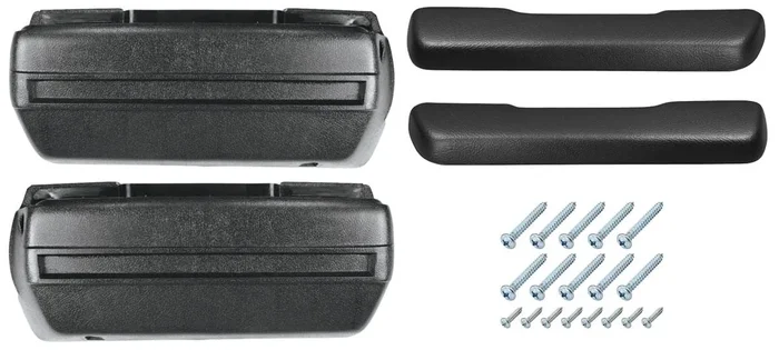 Restoparts Armrest Base/Pad Kit, Front, 1968-72 A-Body, 1968-70 Catalina – Medium Blue – Kit