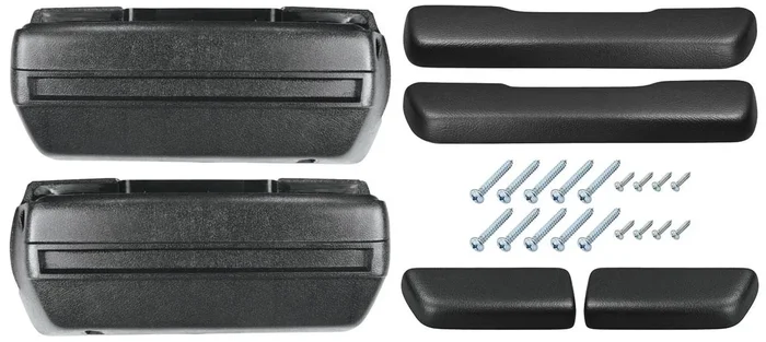 Restoparts Armrest Base/Pad Kit, Front/Rear, 1968-69 A-Body, 1968-69 Catalina – Jade Green – Kit