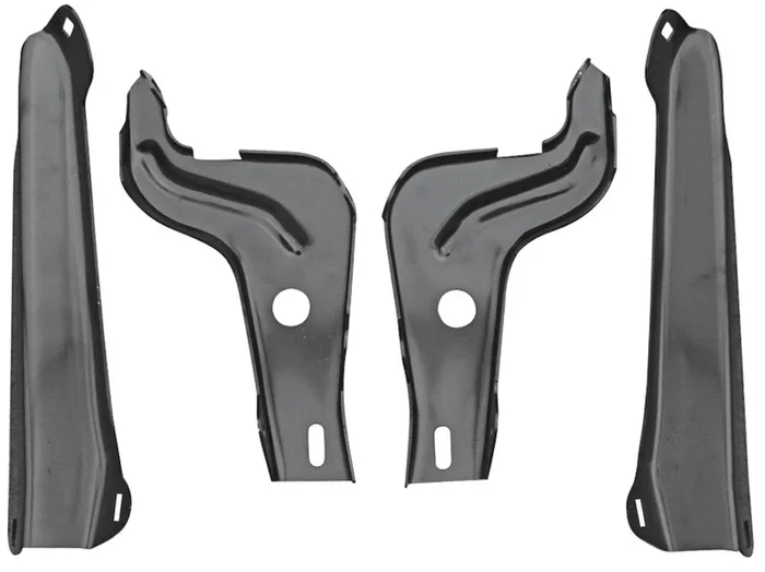 Restoparts Bumper Brackets, Front, 1966-67 GTO/LeMans/Tempest – Set