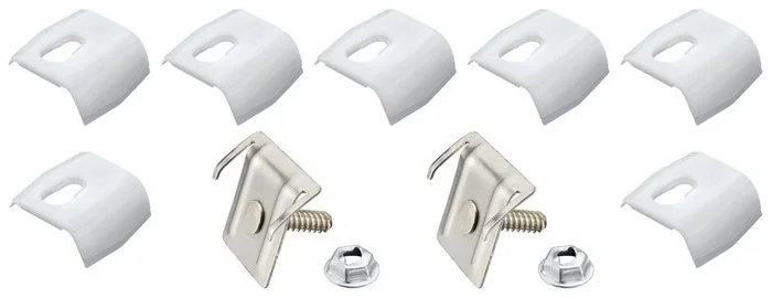 Restoparts Clips, (Bed Molding) 1968-72 El Camino, below the rear window KIT – Kit