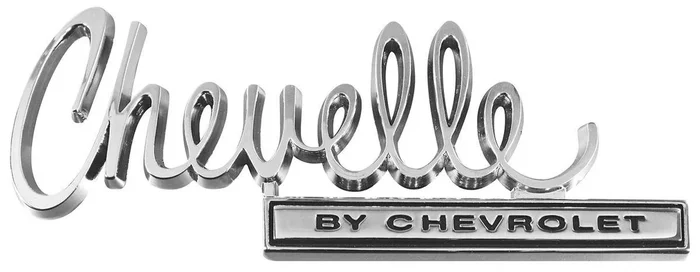 Restoparts Emblem, Trunk, 1970 “Chevelle By Chevrolet”