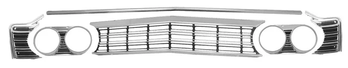 Restoparts Grille Kit, 1967 Chevelle & El Camino Super Sport – Kit