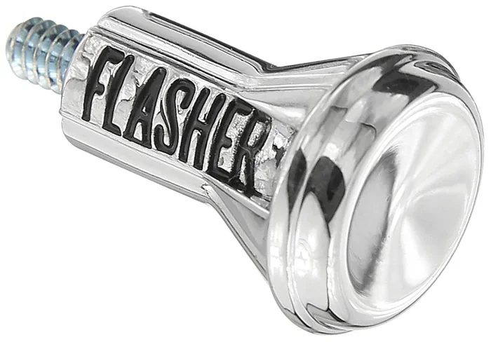 Restoparts Knob, Emergency Flasher, 1967-72, Chrome, Long