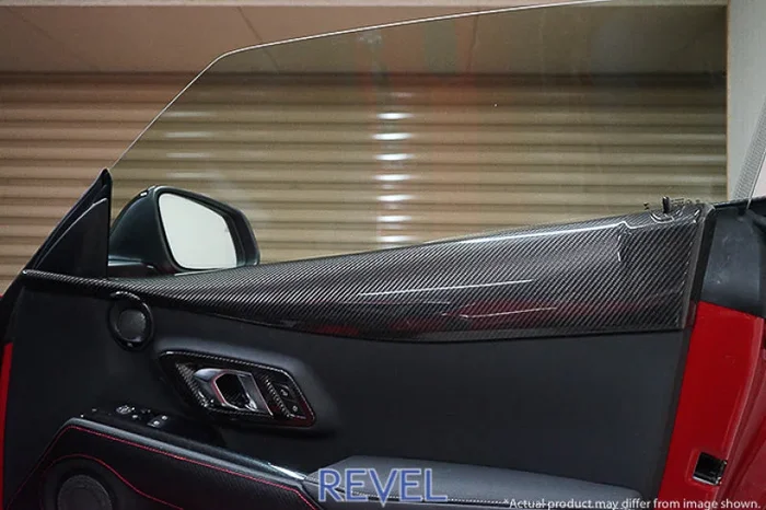 Revel GT Dry Carbon Door Trim Cover 2020 Toyota GR Supra – 2 Pieces2.4 lb