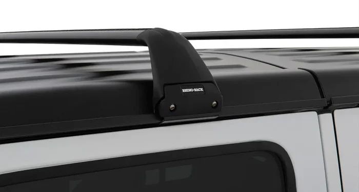 Rhino-Rack 07-22 Jeep Wrangler JK/JL 4 Door Hard Top Vortex SG 2 Bar Roof Rack – Black
