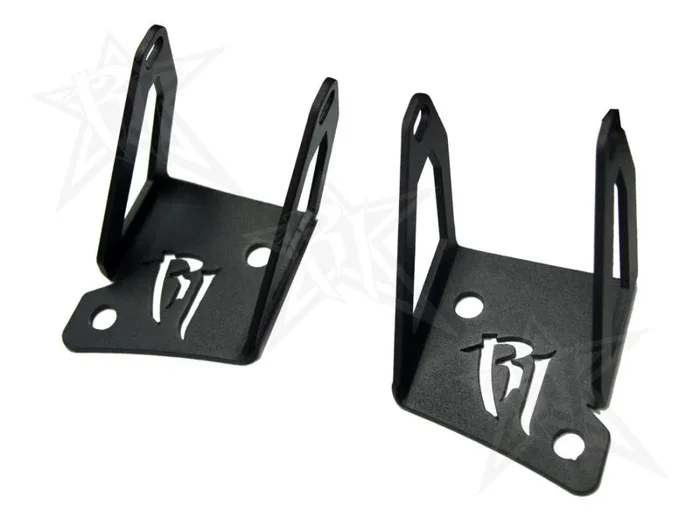 Rigid Industries Jeep JK – A-Pillar Mount Kit – Mounts set of Dually/D2