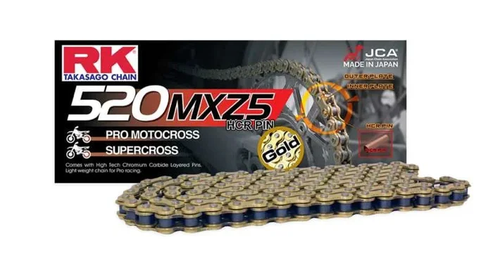 RK Chain GB520MXZ5-100FT – Gold