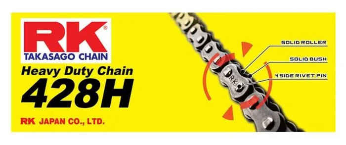 RK Chain RK-M 428H-136L – Natural