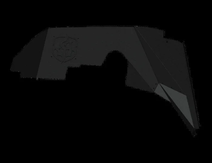 Road Armor 18-20 Jeep Wrangler JL Stealth Front Fender Liner Body Armor – Black Steel