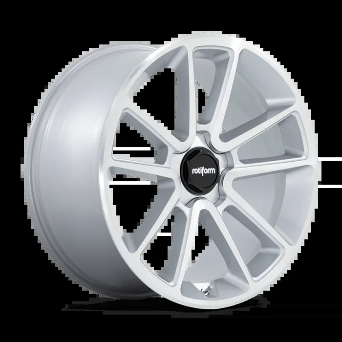 Rotiform R192 BTL Wheel 21×10.5 5×120 15 Offset – Gloss Silver w/ Machined Face