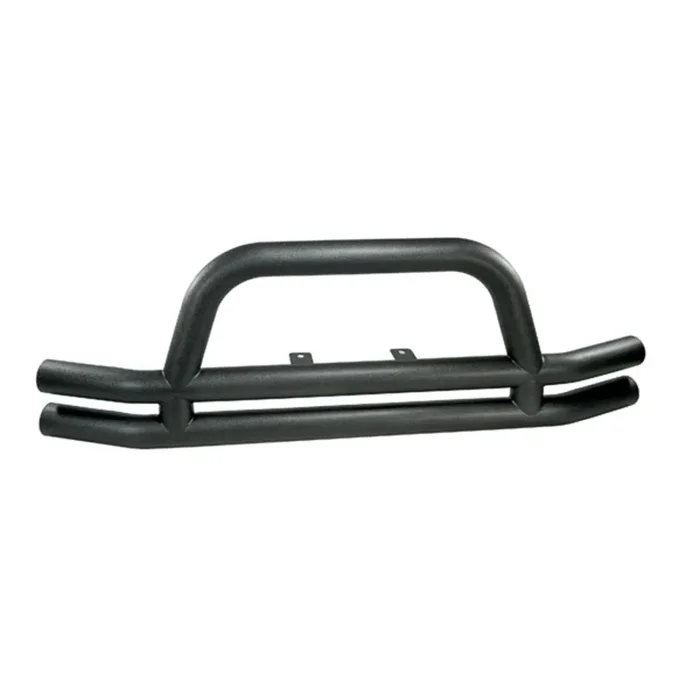 Rugged Ridge 3-In Dbl Tube Front Bumper Black 76-06 CJ &Jeep Wrangler33.4 lb