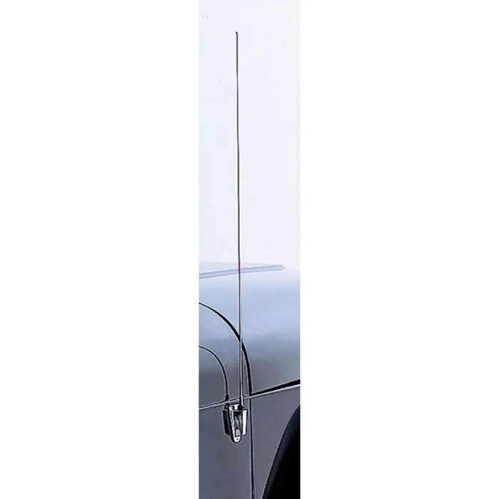 Rugged Ridge 97-06 Jeep Wrangler TJ/LJ Stainless Steel Antenna Mast & Base1.5 lb