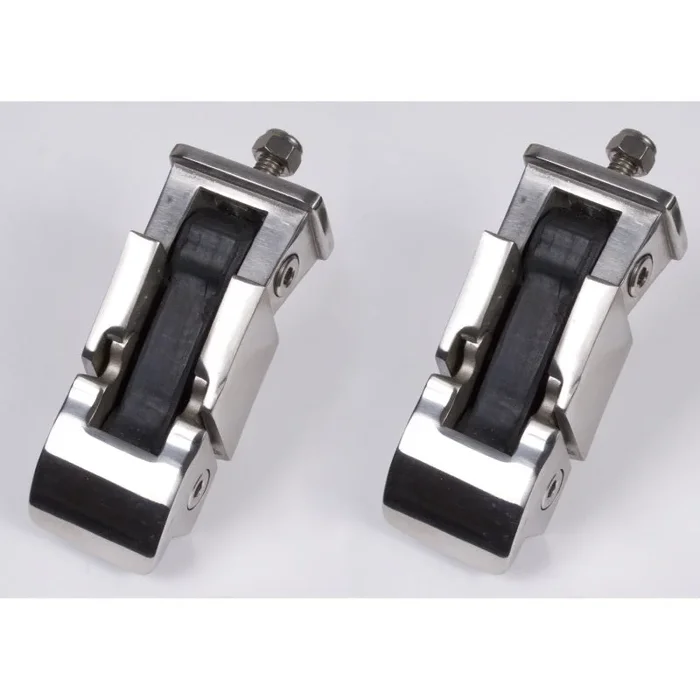 Rugged Ridge 97-06 Jeep Wrangler TJ Stainless Steel Hood Catch Set2.7 lb