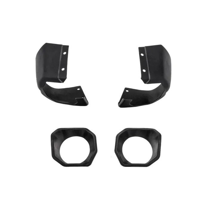 Rugged Ridge Jeep 19-22 Wrangler JL/20-22 Gladiator Venator Front Bumper Stubby Ends – Black