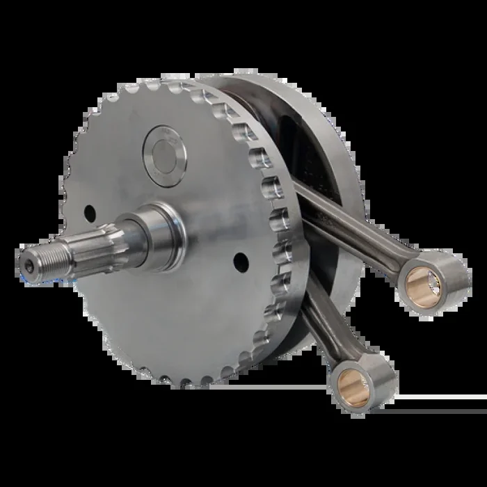 S&S Cycle 00-06 BT 4-1/2in Stroke Flywheel Assembly w/o Sprocket Shaft Bearing Race