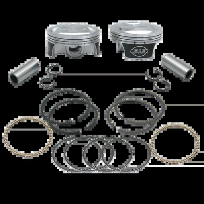 S&S Cycle 3-7/16in Piston Ring Set – .010in