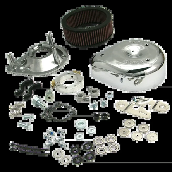 S&S Cycle 91-06 Carbureted XL Sportster Models Teardrop Air Cleaner Kit – Chrome