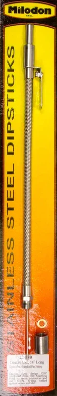 S/S Oil Dipstick – Univ. w/Weld-In Bung