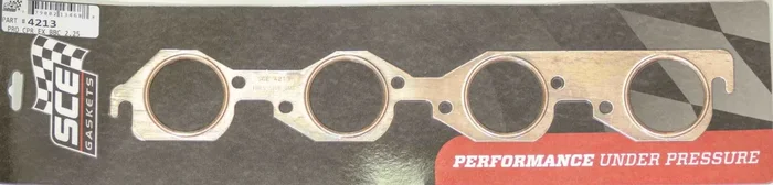 Sce Gaskets BBC Round Port Copper Exhaust Gasket Set