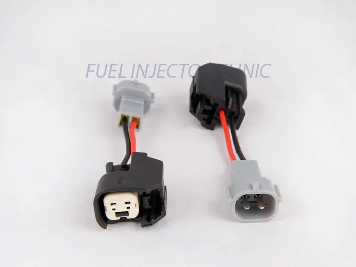 Set of 6 US Car/EV6 (female) to Denso (male) injector plug adaptors